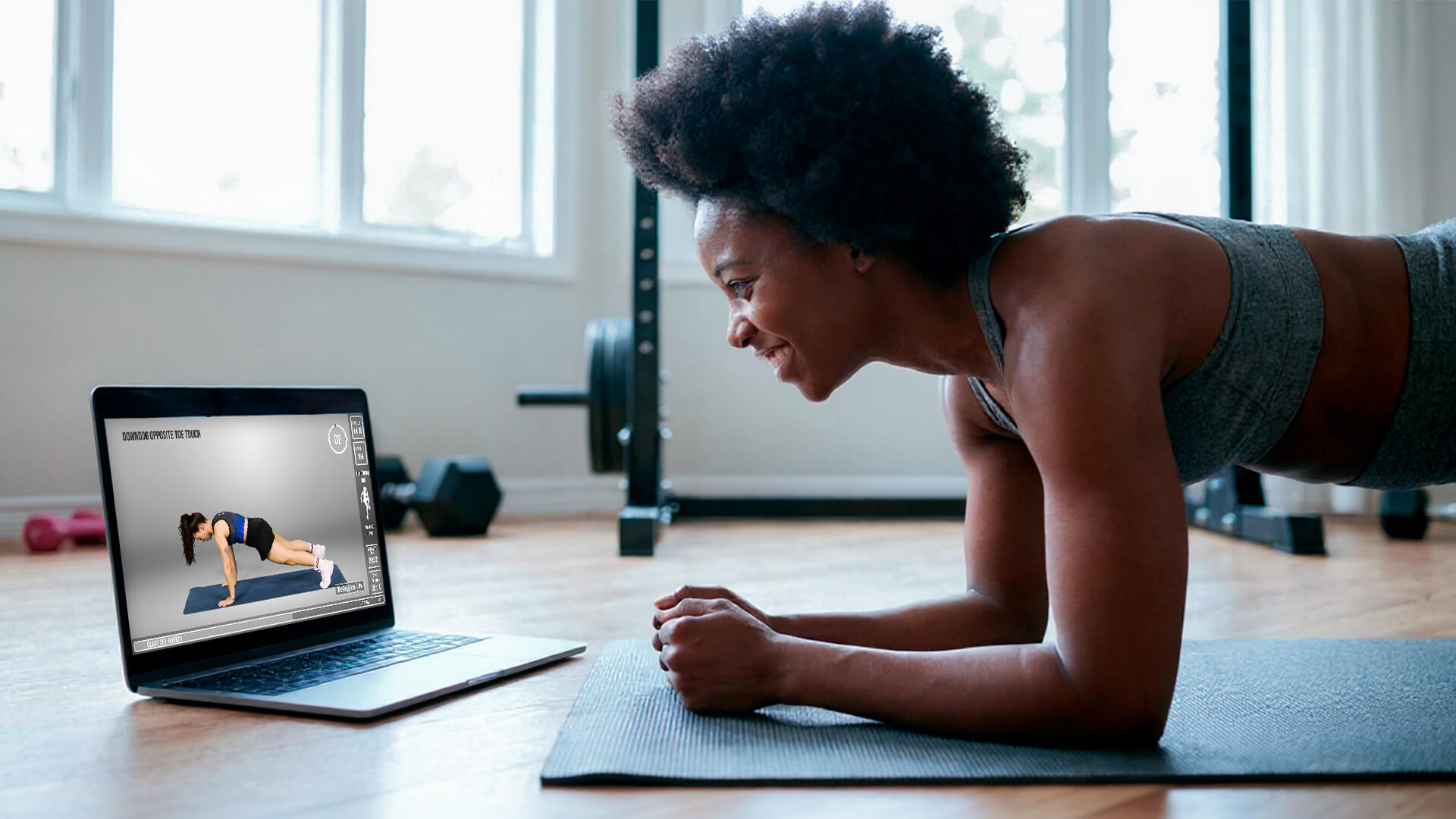 clase de tonificación virtual para hoteles